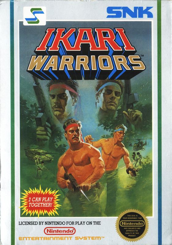 Ikari Warriors III box art for NES